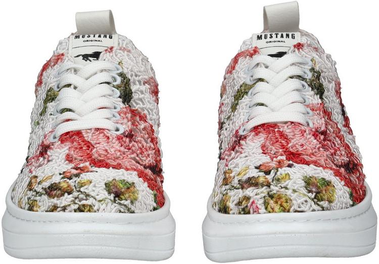 Mustang Mustang Halbschuhe Sneaker Damen - Wei&szlig;/Rot - 1 | SportScheck