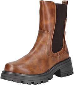 Mustang Stiefelette Stiefel Damen Cognac