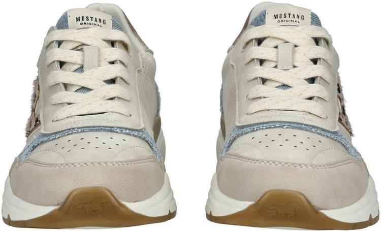 Mustang Mustang Sneaker Sneaker Damen - Beige/Blau - 1 | SportScheck