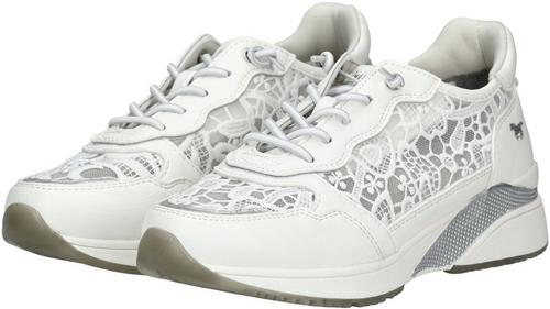 Rückansicht von Mustang Sneaker Sneaker Damen Wei&szlig;
