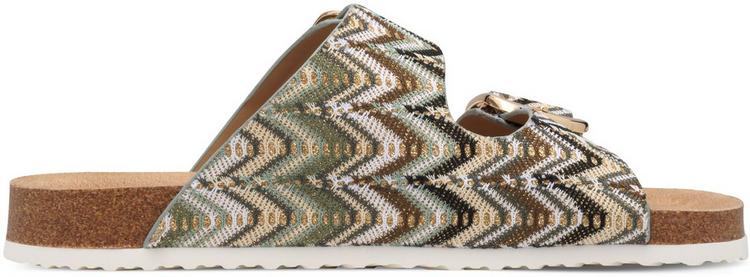 S.OLIVER S.OLIVER Pantoletten Freizeitschuhe Damen - Khaki - 0 | SportScheck