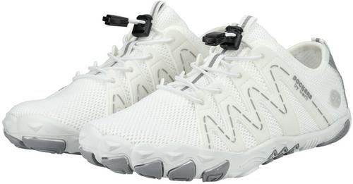 Rückansicht von Dockers Wanderschuhe Halbschuhe Damen Weiß/Grau