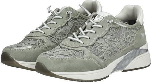 Rückansicht von Mustang Sneaker Sneaker Damen Gr&uuml;n