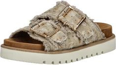 Mustang Pantoletten Freizeitschuhe Damen Beige