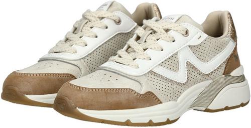 Rückansicht von Mustang Sneaker Sneaker Damen Braun/Beige