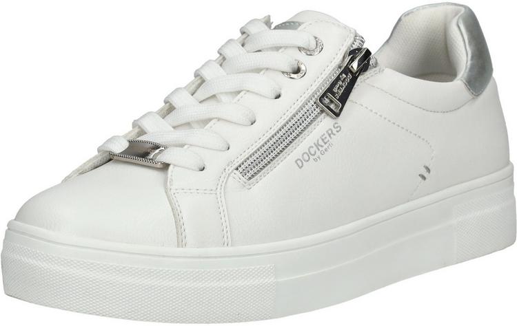 Dockers Dockers Sneaker Sneaker Damen - Wei&szlig;/Silber - 0 | SportScheck