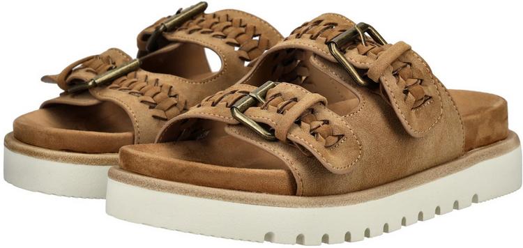 Mustang Mustang Pantoletten Freizeitschuhe Damen - Hellbraun - 0 | SportScheck