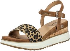S.OLIVER Sandalen Sandalen Damen Leopard