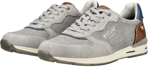Rückansicht von Mustang Sneaker Sneaker Herren Hellgrau