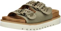 Mustang Pantoletten Freizeitschuhe Damen Khaki