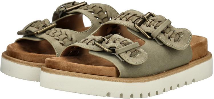 Mustang Mustang Pantoletten Freizeitschuhe Damen - Khaki - 0 | SportScheck