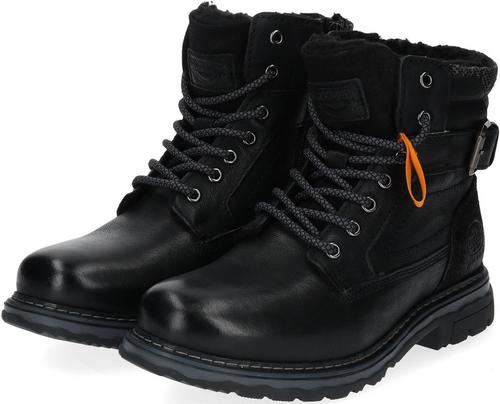 Rückansicht von Dockers Stiefelette Stiefel Herren Schwarz