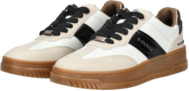 S.OLIVER S.OLIVER Sneaker Sneaker Damen - Beige/Wei&szlig; - 0 | SportScheck