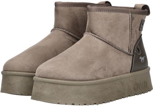 Rückansicht von Mustang Stiefelette Stiefel Damen Lava