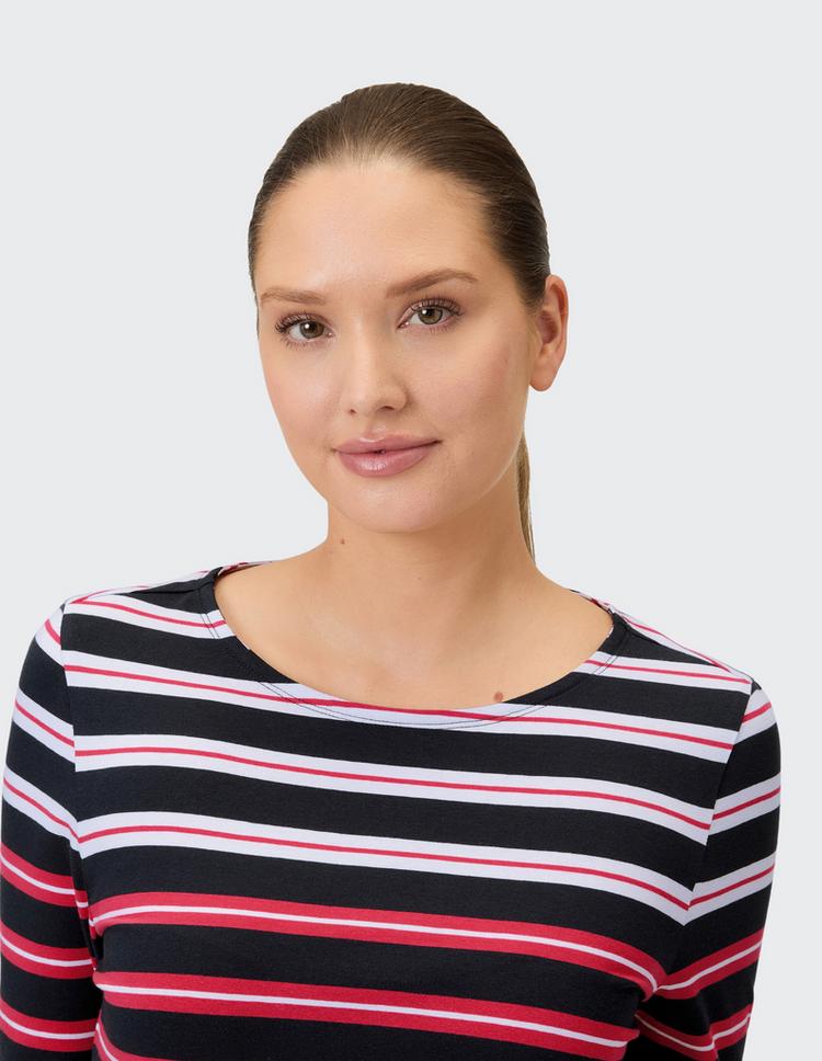 JOY sportswear JOY sportswear JANETTE Langarmshirt Damen - night hibiscus stripes - 2 | SportScheck