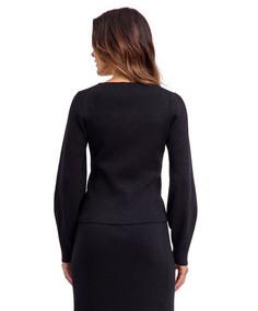 Rückansicht von Falke Strickpullover Damen black (3000)