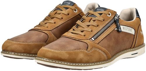 Rückansicht von Mustang Sneaker Sneaker Herren Hellbraun