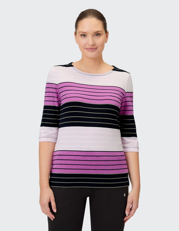 JOY sportswear JOY sportswear LUANA Langarmshirt Damen - rosebloom stripes - 0 | SportScheck