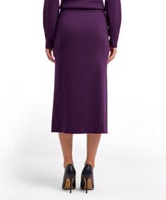 Rückansicht von Falke Hosenrock Damen aubergine (8282)