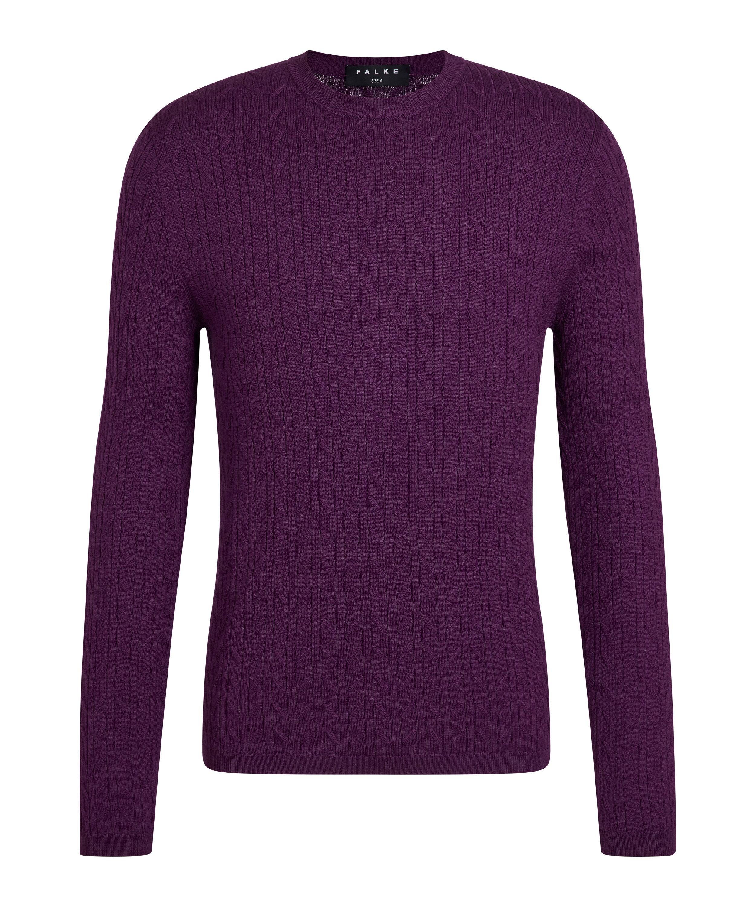 Falke Strickpullover Herren - aubergine (8282)