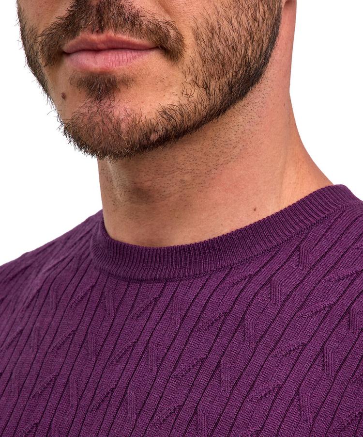 Falke Falke Strickpullover Herren - aubergine (8282) - 2 | SportScheck