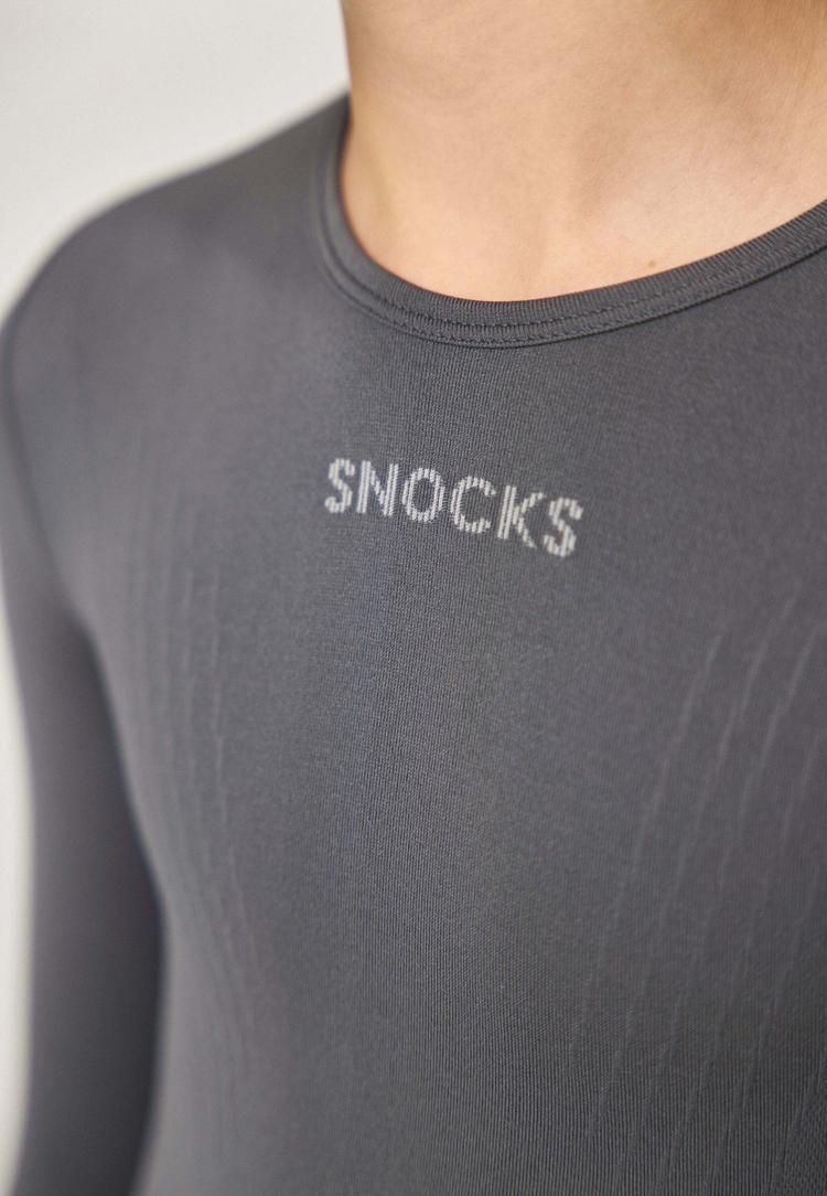 Snocks Snocks Thermounterw&auml;sche Kinder Funktionsshirt - Grau - 3 | SportScheck