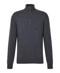Falke Strickpullover Herren - dark grey -heather (3278)