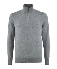 Falke Strickpullover Herren - light greymel. (3390)