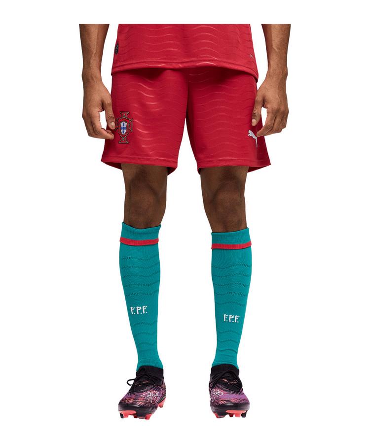 PUMA PUMA FPF Portugal Replica Short Home WM 2026 Fu&szlig;ballshorts Herren - rot - 0 | SportScheck