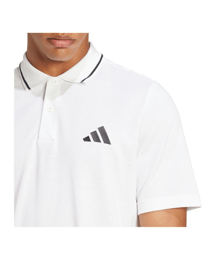 adidas adidas Essentials Small Logo T-Shirt Funktionsshirt Herren - weiss - 2 | SportScheck