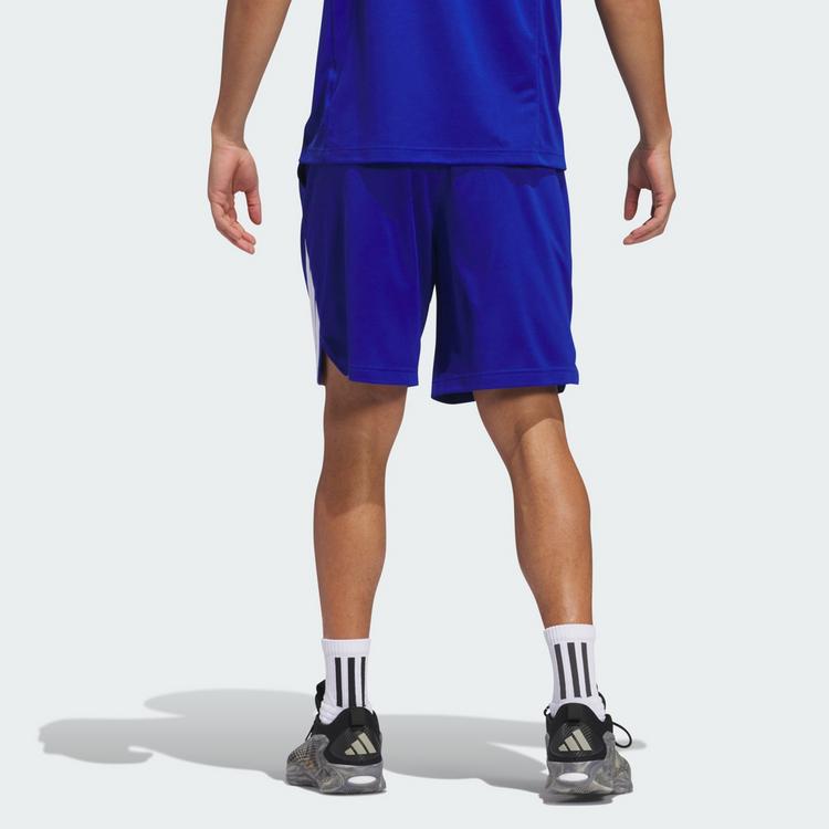 adidas adidas Legends 3-Streifen Basketball Shorts Basketball-Shorts Herren - Royal Blue / White - 1 | SportScheck