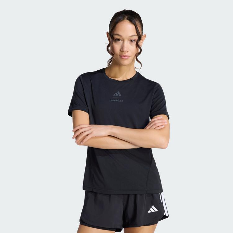 adidas adidas Les Mills Grafik T-Shirt Funktionsshirt Damen - Black / Grey Six - 0 | SportScheck