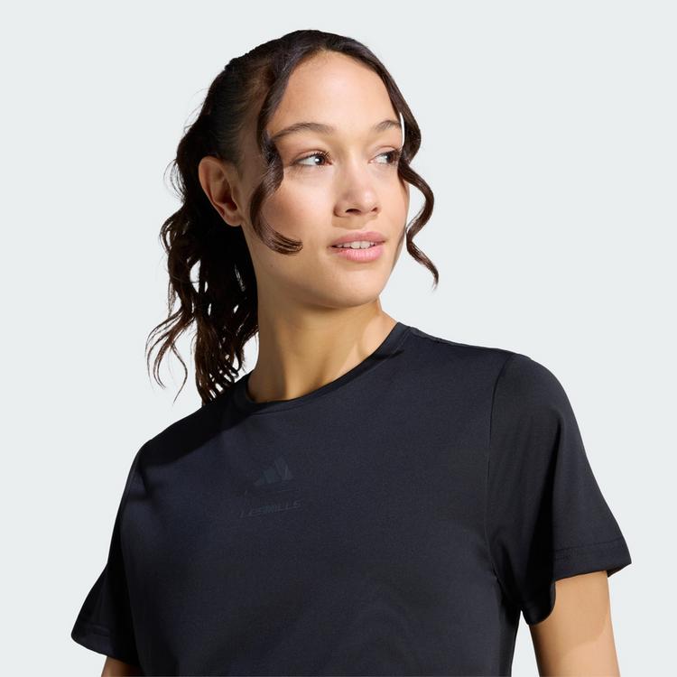 adidas adidas Les Mills Grafik T-Shirt Funktionsshirt Damen - Black / Grey Six - 0 | SportScheck