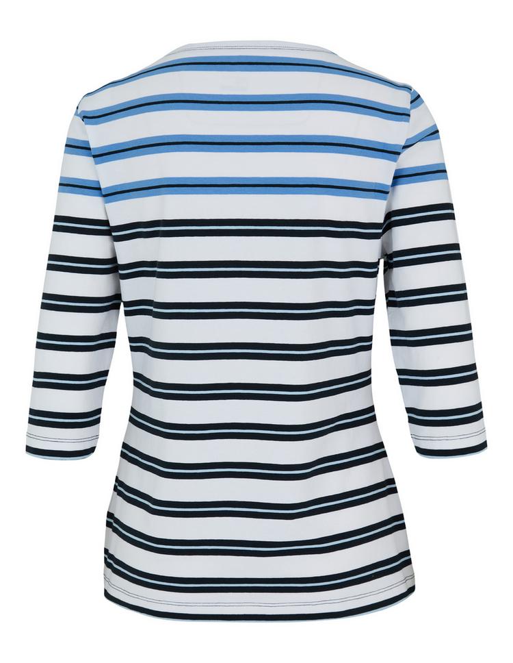 JOY sportswear JOY sportswear JANETTE Langarmshirt Damen - white breeze stripes - 1 | SportScheck