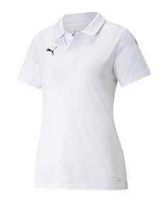 PUMA teamLIGA Sideline Polo Damen Poloshirt Damen weissschwarz