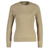 GANT Strickpullover Strickpullover Damen - Beige (Oat)