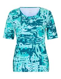 JOY sportswear FELICIA T-Shirt Damen - light topaz print