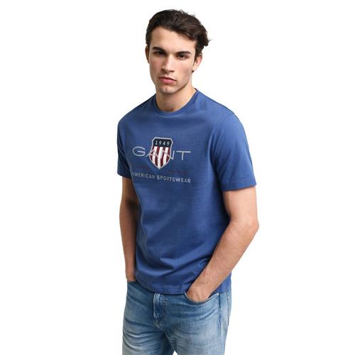 Rückansicht von GANT T-Shirt T-Shirt Herren Blau (Vintage)
