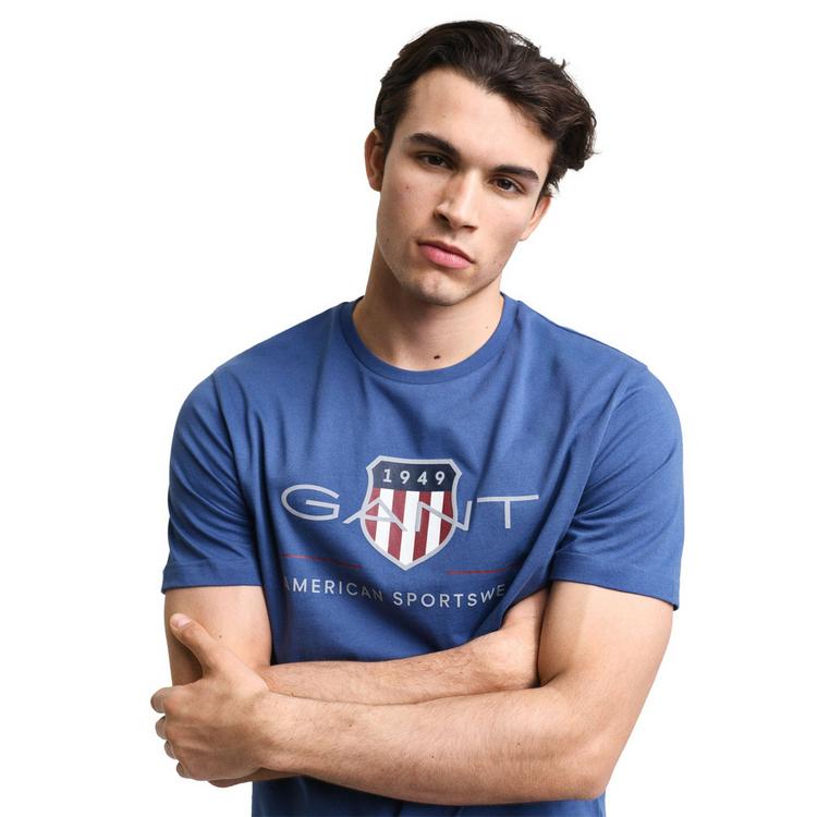 GANT GANT T-Shirt T-Shirt Herren - Blau (Vintage) - 2 | SportScheck