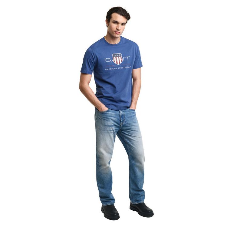 GANT GANT T-Shirt T-Shirt Herren - Blau (Vintage) - 3 | SportScheck
