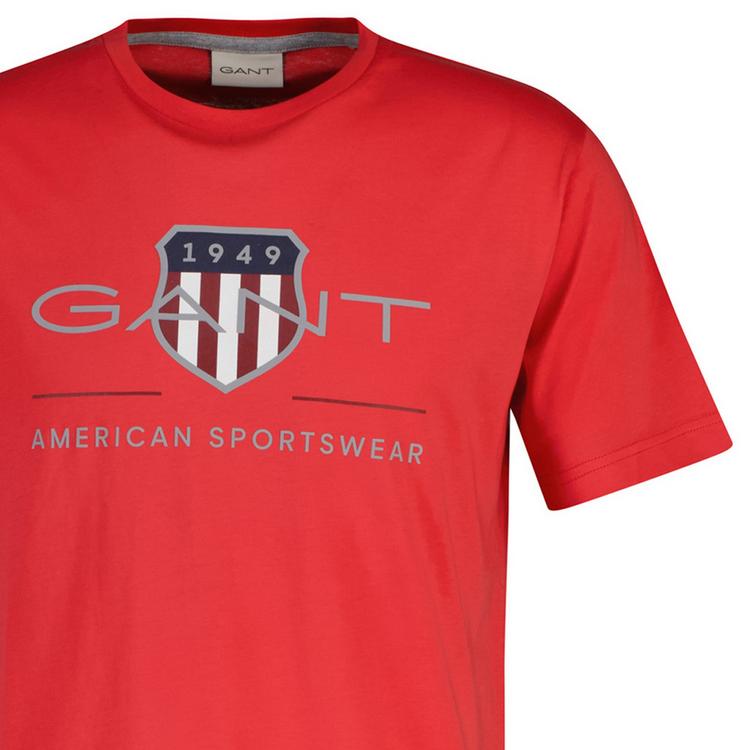 GANT GANT T-Shirt T-Shirt Herren - Rot (Rose Red) - 0 | SportScheck