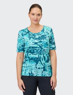 Rückansicht von JOY sportswear FELICIA T-Shirt Damen light topaz print