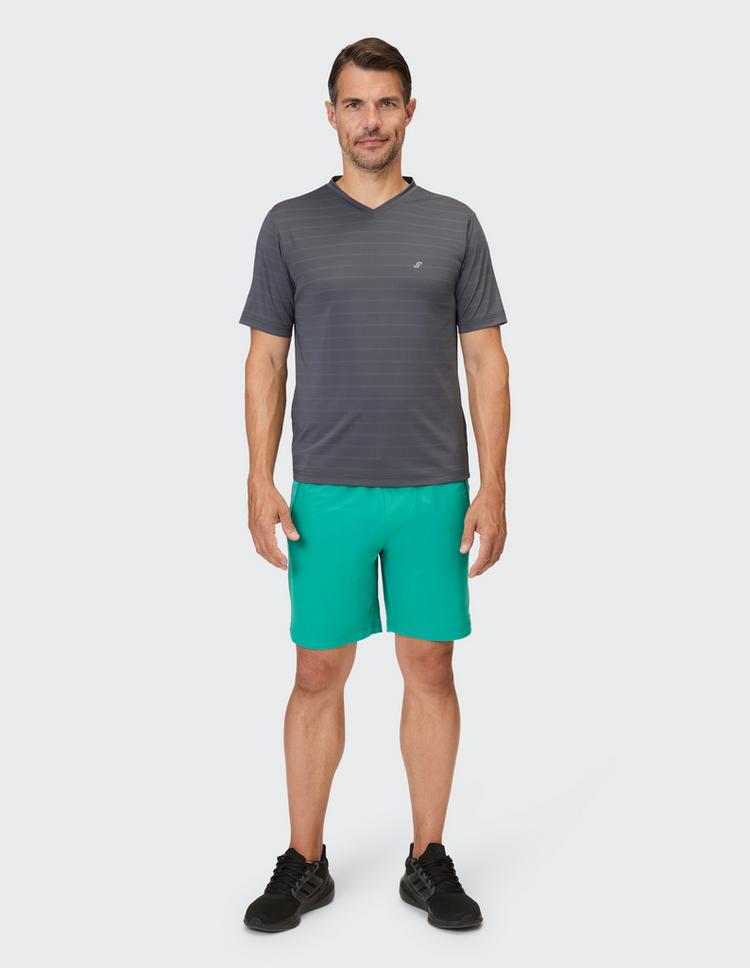 JOY sportswear JOY sportswear ALDO T-Shirt Herren - magnet gray stripes - 0 | SportScheck