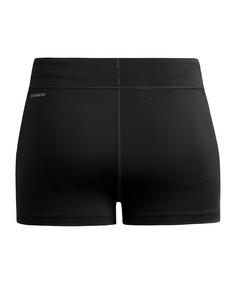 Rückansicht von adidas Short Damen Laufhose Damen schwarz