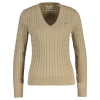 GANT Strickpullover Strickpullover Damen - Beige