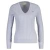 GANT Strickpullover Strickpullover Damen - Blau (Light Blue)