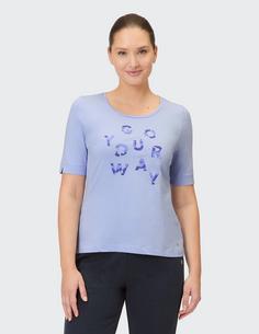 Rückansicht von JOY sportswear SURA T-Shirt Damen lilac blue