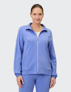 Rückansicht von JOY sportswear ELORA Trainingsjacke Damen bluebell