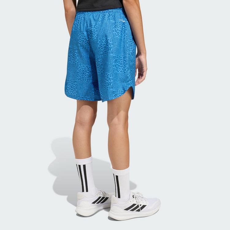 adidas adidas FUTURE ICONS ALLOVER PRINTED Shorts. Funktionsshorts Kinder - Ray Blue / Dusky Petrol / Dusky Petrol - 1 | SportScheck
