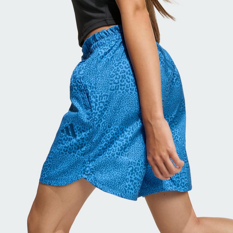 adidas adidas FUTURE ICONS ALLOVER PRINTED Shorts. Funktionsshorts Kinder - Ray Blue / Dusky Petrol / Dusky Petrol - 0 | SportScheck